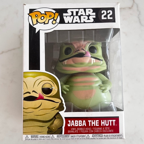 Funko Pop Movies: Star Wars - Jabba the Hut #22 - Black Box - NIB - 2012 - Picture 1 of 6